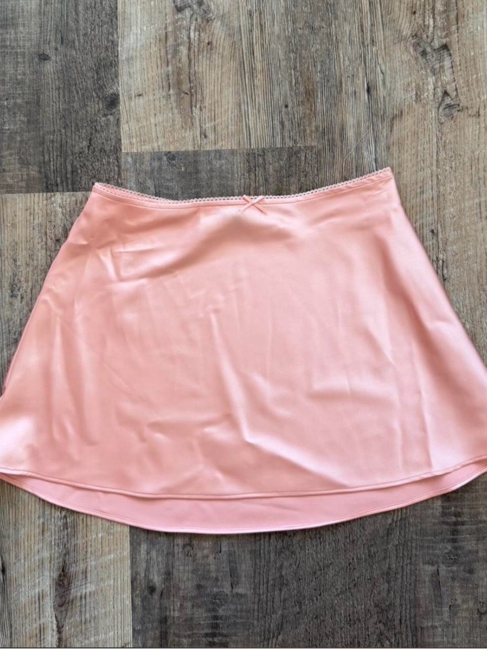 wild fable Peach Pink satin Skirt